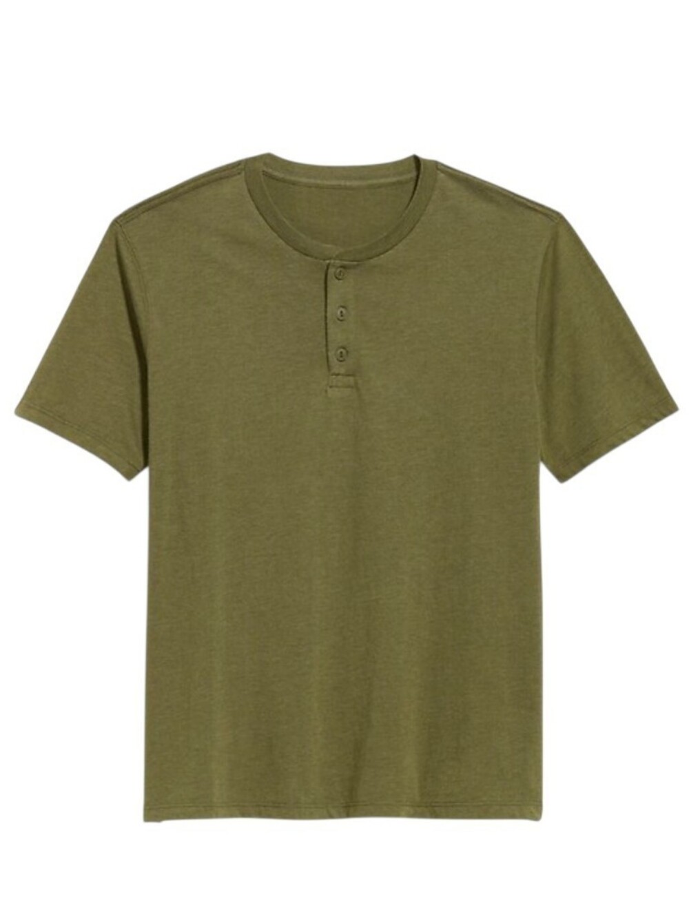 Old Navy Heather Green Henley T-Shirt Sz XXXL Tall